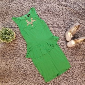 Laundry by Shelli Segal Asymmetric Jersey Dress